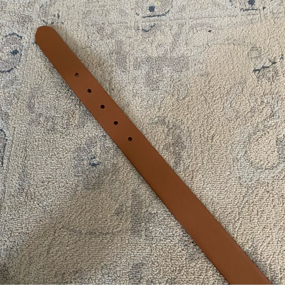 Socapri Genuine Leather Belt Made In Italy Tan Cognac Small Quiet Luxury Resort - Picture 6 of 12